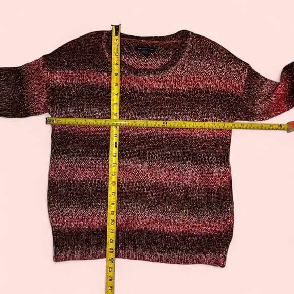 Pink and brown striped sweater - Picture 3 of 3